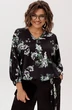 Блузка 1662 цветы ночного сада Anelli