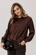 Блузка 1663 горький шоколад Anelli фото 4