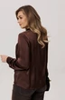 Блузка 1663 горький шоколад Anelli фото 2