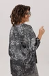 Блузка 1665-1 графитовый гербарий Anelli фото 2