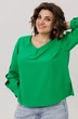 Блузка 1802 тот самый зеленый Anelli фото 3