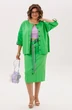 Костюм с юбкой 1831 летний зеленый Anelli