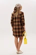 Платье 1835 карамельная клетка Anelli фото 2
