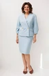 Костюм с юбкой 1844 голубка Anelli фото 3