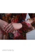 Платье 642 красные цветы Anelli