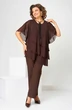 Костюм брючный 1512 коричневый Асолия фото 4