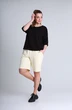 Костюм с шортами 825 черный+молочный BLISS