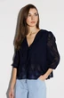 Блузка 3271 темно-синий BUTER
