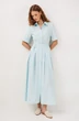 Платье 3341 небесная полоска BUTER