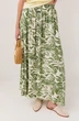 Юбка 3342 принт листья BUTER фото 4
