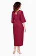 Платье 1046 бордовый Багира АнТа фото 2