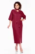 Платье 1046 бордовый Багира АнТа фото 3