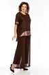 Костюм брючный 1080 коричневый Багира АнТа фото 3