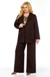Костюм брючный 1084 шоколад Багира АнТа фото 3 Костюм брючный 1084 шоколад Багира АнТа фото 3