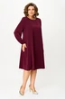Платье 3173 бордовый Багряница фото 3