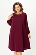 Платье 3173 бордовый Багряница