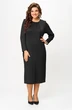 Платье 3177 иссиня-черный Багряница