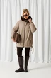 Пальто 1010 тауп Beautiful&Free фото 3