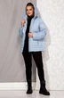 Куртка 4086 голубой Beautiful&Free