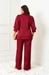Костюм брючный 6382 бордо Beautiful&Free фото 2