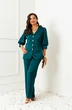Костюм брючный 6382 изумруд Beautiful&Free фото 3