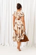 Костюм с платьем 6407 бежевый Beautiful&Free фото 5