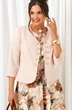 Костюм с платьем 6407 бежевый Beautiful&Free фото 3
