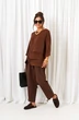 Костюм брючный 6429 шоколад Beautiful&Free фото 4