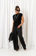 Костюм брючный 6432 черный Beautiful&Free фото 5