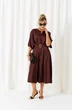 Платье 6443 шоколад Beautiful&Free фото 3