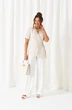 Костюм брючный 6444 молочно-песочный Beautiful&Free фото 3