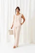 Костюм брючный 6447 бежевый Beautiful&Free фото 4