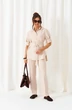 Костюм брючный 6450 бежевый Beautiful&Free фото 3