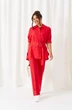 Костюм брючный 6450 красный Beautiful&Free