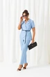 Костюм брючный 6451 голубой Beautiful&Free фото 3