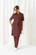 Костюм брючный 6454 шоколад Beautiful&Free