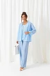 Костюм брючный 6469 голубой Beautiful&Free