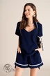 Комплект с шортами 5103 синий BEAUTY ANNETE