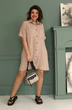 Платье 1007 кэмел BegiModa