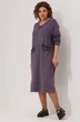 Платье 1043 баклажан BegiModa