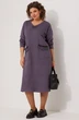 Платье 1043 баклажан BegiModa