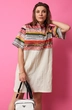 Платье 1054 шампань BegiModa