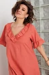 Платье 1066 коралл BegiModa фото 4