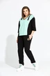 Спортивный костюм 3005 мятно-черный BegiModa