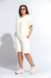 Костюм с шортами 3010 молочный BegiModa