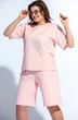 Костюм с шортами 3010 розовый BegiModa