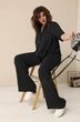 Костюм брючный 3020 черный BegiModa