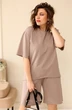Костюм с шортами 3023 коричневый BegiModa