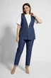 Костюм брючный 3024 темно-синий BegiModa