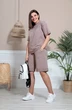 Костюм с шортами 3027 коричневый BegiModa